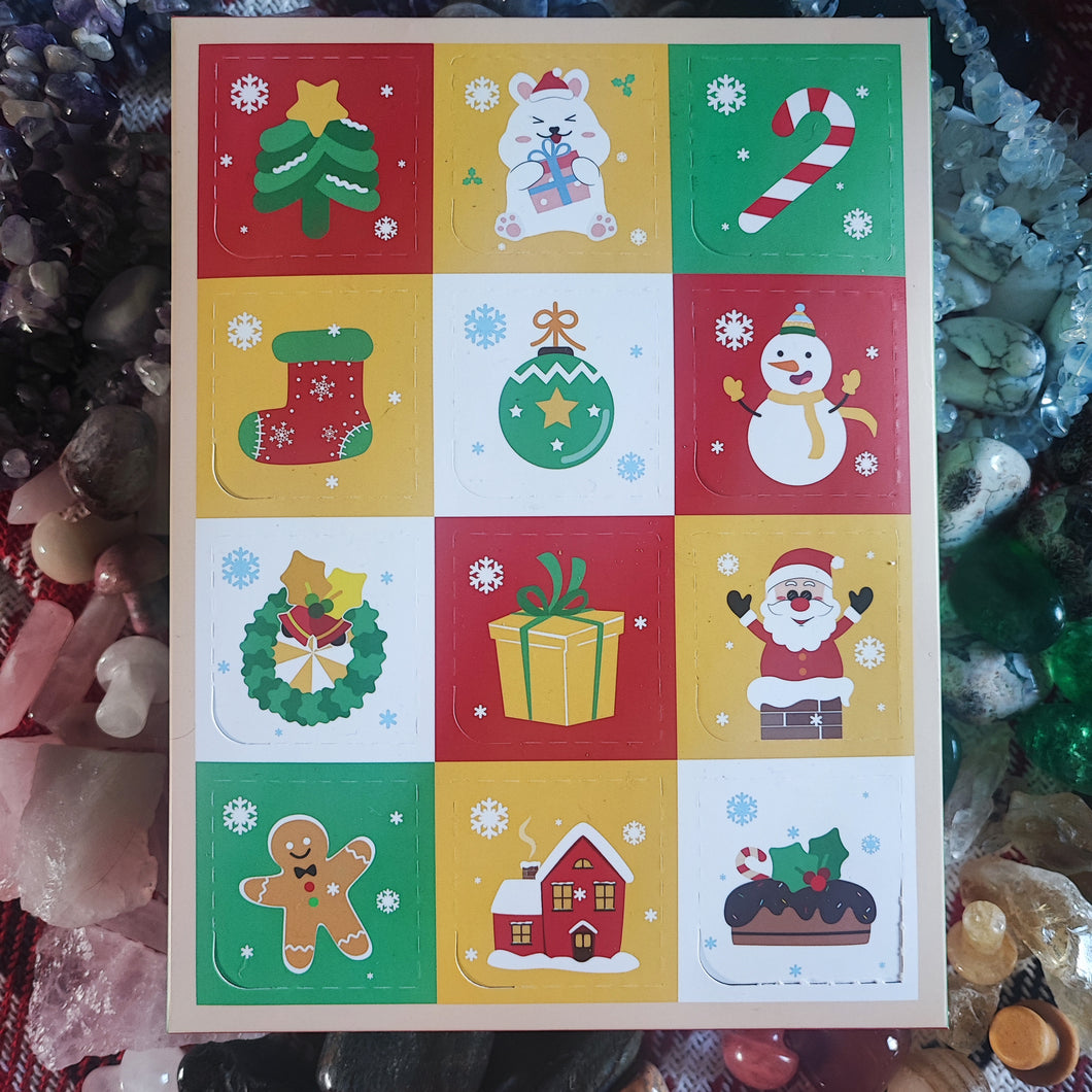 Crystal Advent calendar, 12 day crystal Calendar. Yule crystal calendar